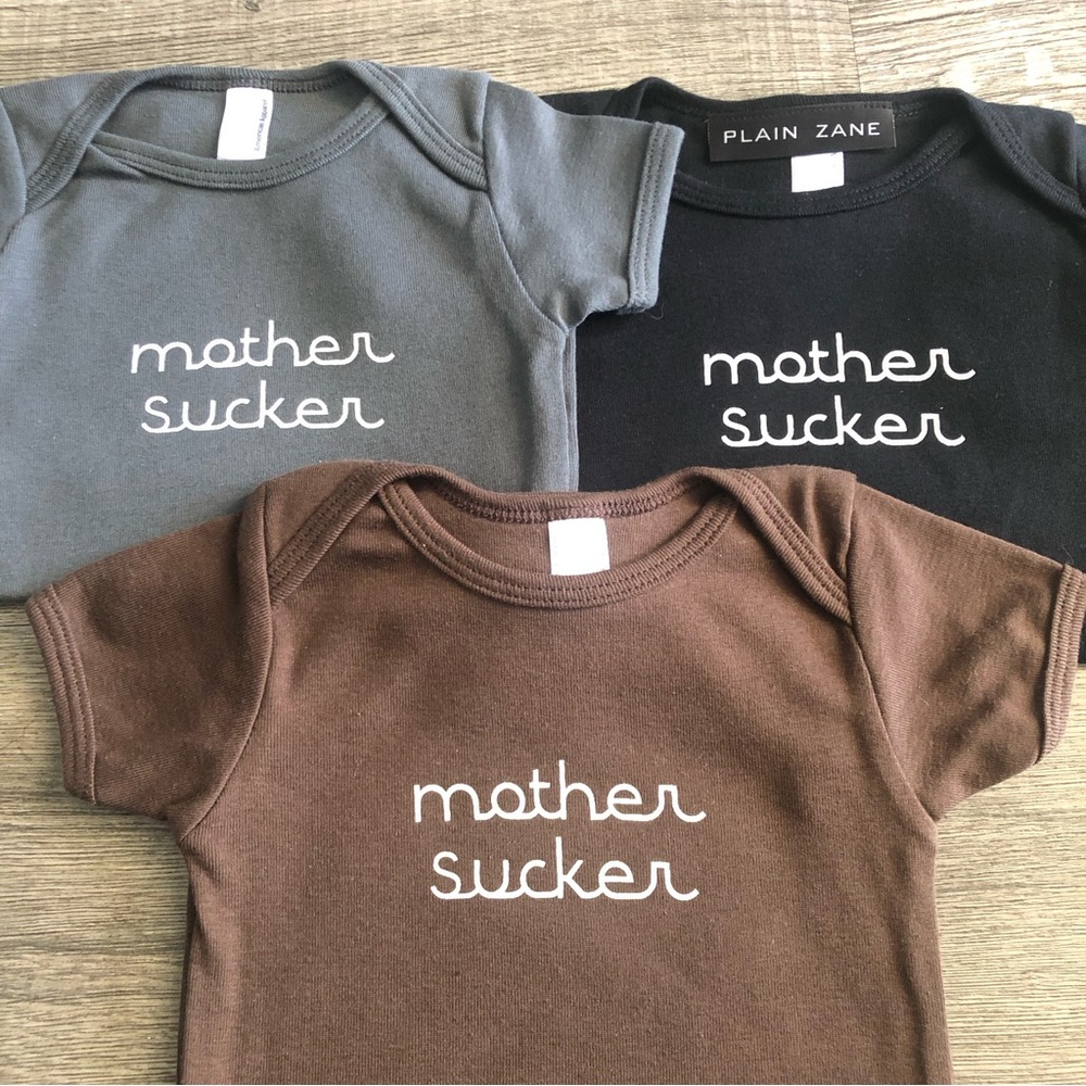 American Apparel Funny Baby Onesies NWT